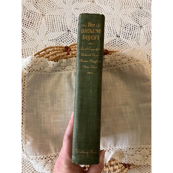 1943 Dickens Digest Vintage Book: Condensed Classics Anthology - Picture 1 of 6